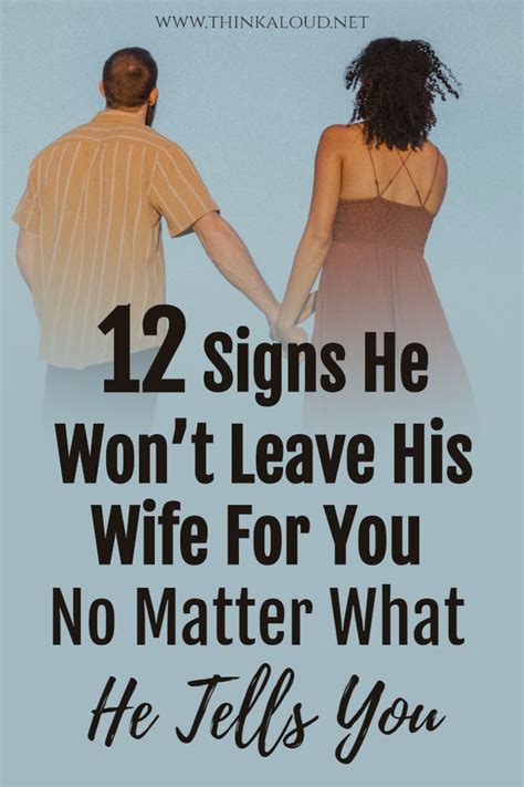 Signs He Wont Leave His Wife For You No Matter What He Tells You