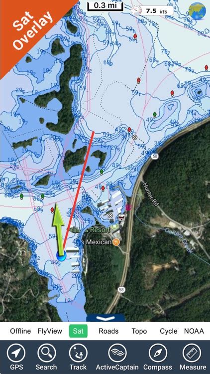 Chickamauga Lake Tennessee Hd Gps Fishing Charts By Flytomap