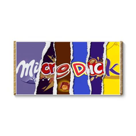 Micro Dick Rude Naughty Funny Chocolate Bar Wrapper Etsy