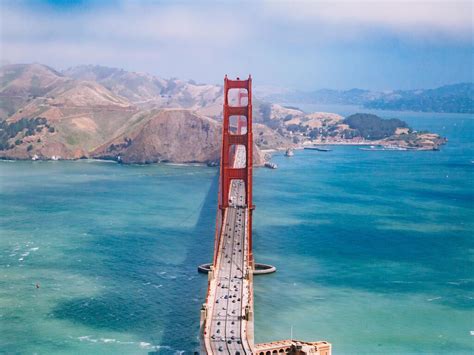 1024x768 San Francisco Bridge Aerial View 5k Wallpaper1024x768