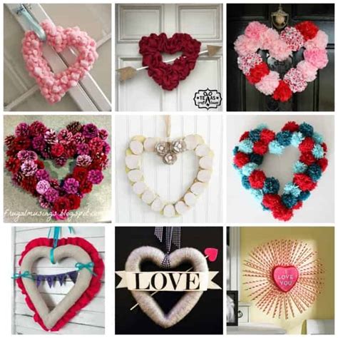Valentine Wreaths 30+ DIY wreaths for Valentine's Day ...