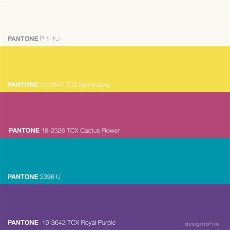 Pantone Illuminating 13 0647 Tcx Color Palette Inauguration Colors