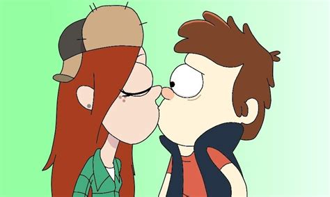Dipper And Wendy Kiss By Ccornflake On Deviantart Dipper And Wendy