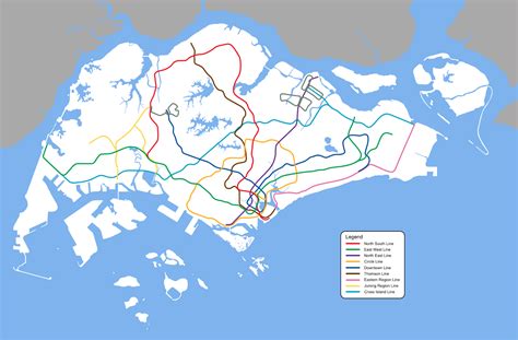 Singapura Station Geographical Maps Mrt Of Singapore