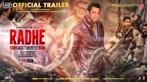 Radhe Official Trailer Your Most Wanted Bhai Official Trailer