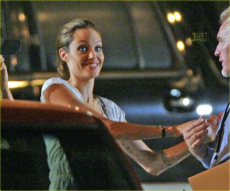 Angelina Jumps Into A Hot Ride Photo 527271 Angelina Jolie Photos Just Jared Celebrity