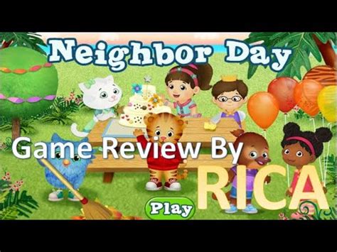 Daniel Tiger Neighbor Day Preschool Game Play YouTube