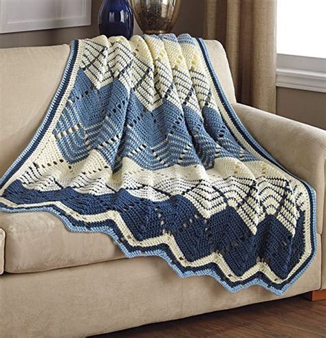 Shaded Diamonds Throw Blanket Designs Crochet Afghan Handmade Blanket