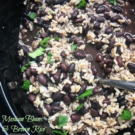 Eat it plain with your favorite toppings or throw it in a tortilla as taco filling! Slow Cooker Mexican Beans & Brown Rice | Recipe | Crockpot ...