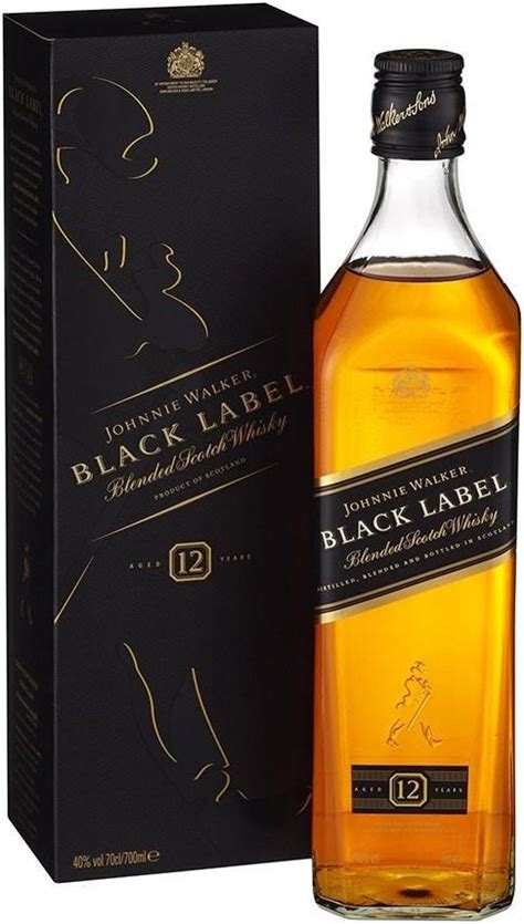 Johnnie walker black label is a premium scotch whisky blended with dark fruits and hints of sweet vanilla. Johnnie Walker Black Label Whisky, 70 cl - Bulkco