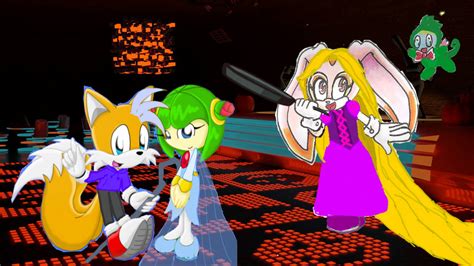 Cream Cheese Tails And Cosmo At Halloween Disco By Fiddlerchipmunk On