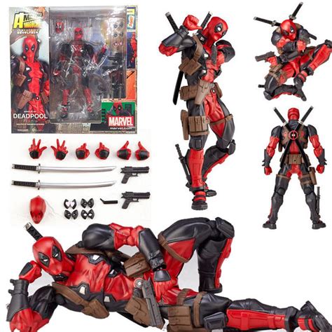 Marvel Deadpool Pvc Toy Figure 15cm Deadpool Variant Movable Action