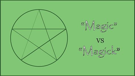 The Difference Between Magic And Magick Youtube
