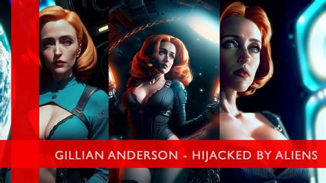 Gillian Anderson Dana Scully Hijacked By Aliens Ai Kaiber