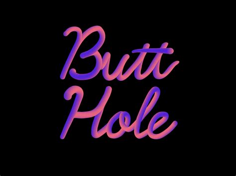 Butt Hole By Alexander Sloves On Dribbble