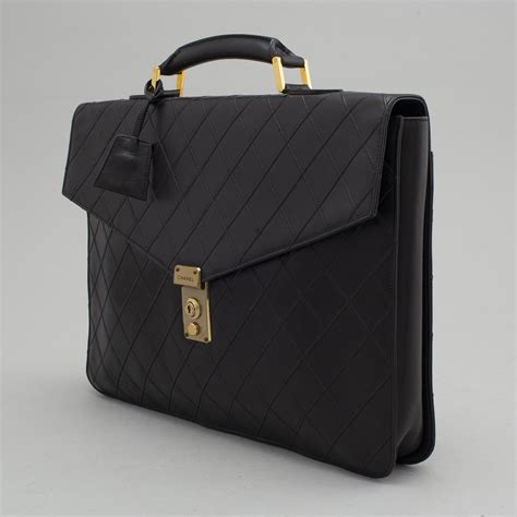 Chanel Matelasse Quilted Leather Briefcase Bukowskis