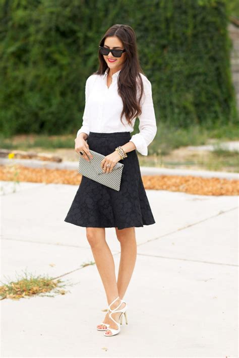 18 Chic Ways To Wear Your White Button Down Shirt This Fall Glamour