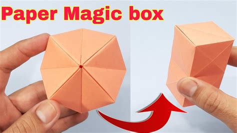 Diy Paper Magic Box Paper Transforming Box Easy Paper Art Youtube