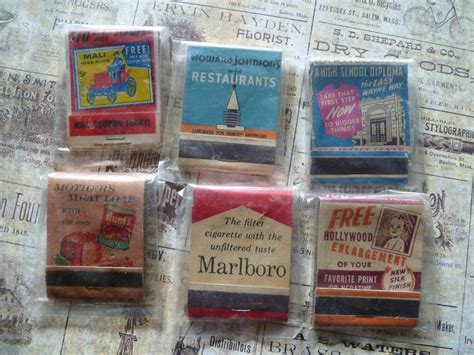 Items Similar To 2 Vintage Matchbook Covers On Etsy