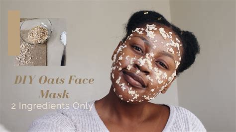 The first time i made this clay and oatmeal face mask i am! DIY Oatmeal Face Mask - Self Care Sunday | 2 Ingredients ...