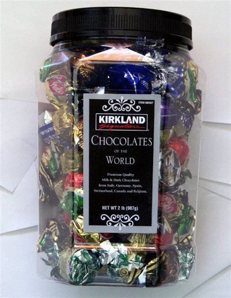 Kirkland Signature Premium Chocolates Of The World Assortment Jar Net