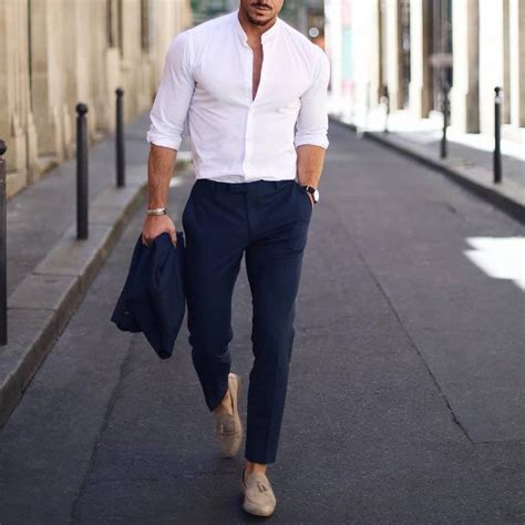 40 white shirt outfit ideas for men styling tips white shirt outfits stylish men mens outfits