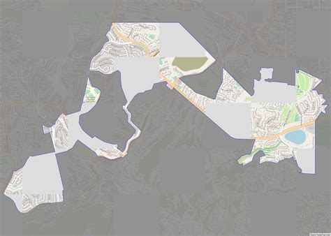 Map of Rolling Hills Estates city