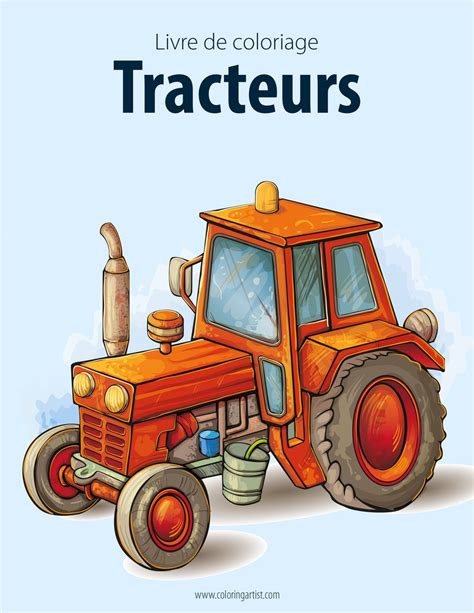 Livre De Coloriage Tracteurs 1
