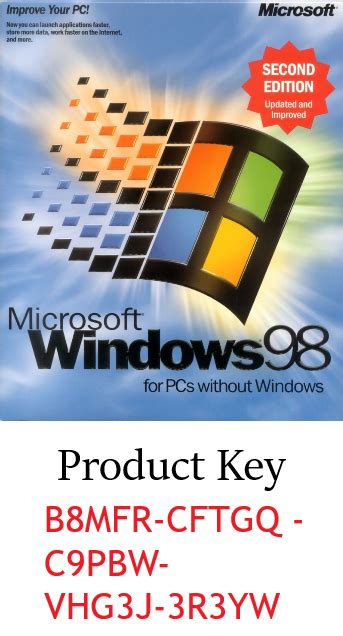Windows 98 Second Edition Microsoft Free Download Borrow And