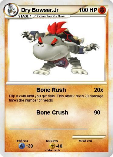 Pokémon Dry Bowser Jr 23 23 Bone Rush My Pokemon Card