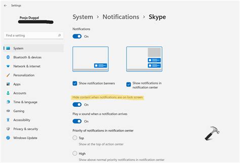 Hide Content When Notifications Are On Windows 11 Lock Screen
