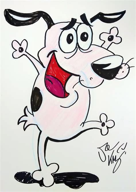Courage The Cowardly Dog Sketch By Joe5art On Deviantart