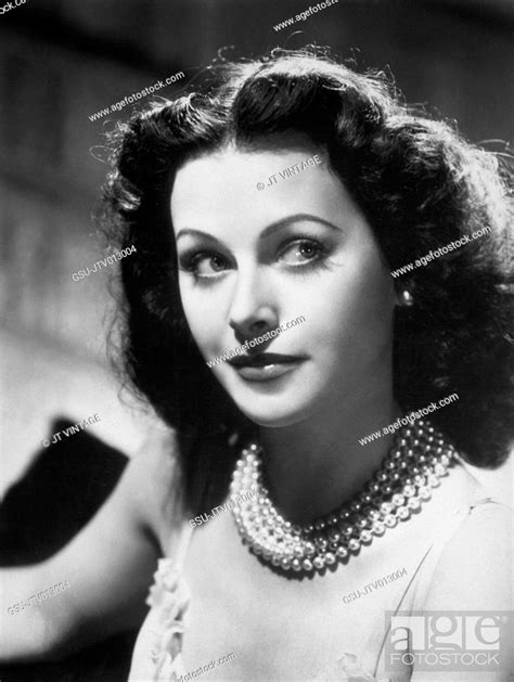 Hedy Lamarr Head And Shoulders Publicity Portrait For The Film The