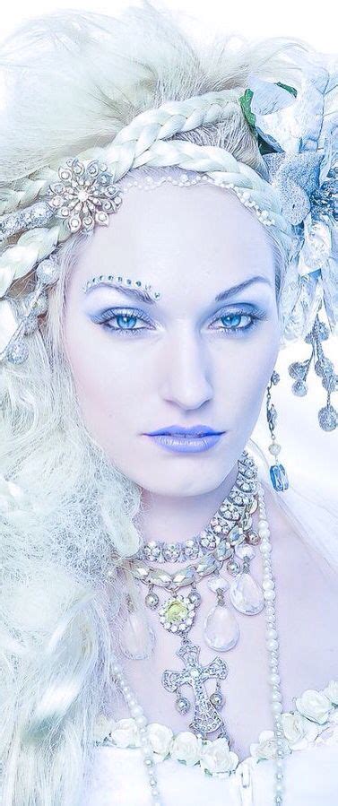 Frozen βɛauty Mixed Media Faces Ice Queen Snow Queen