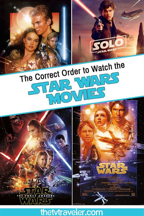 With the unusual ordering of the films' releases, it's not that easy to decide which order it's best to watch them in: The Correct Order to Watch the Star Wars Movies | The TV ...