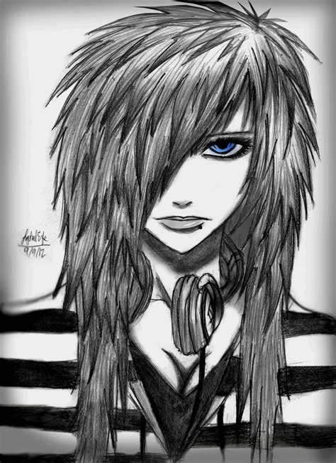 Pencil Drawings Of Emo Women Anime Emo Ness By Rapperfree On Deviantart Drawings Pinterest