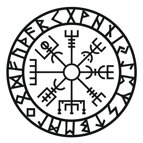Vegvisir Simbolo Norreno Significato Simboli Vichinghi Simboli E My