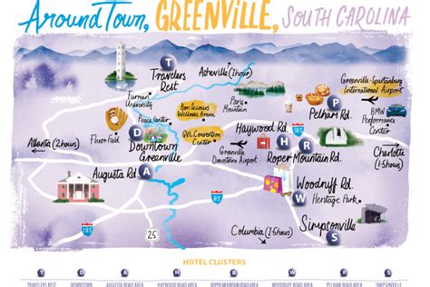 Street Map Of Greenville Sc Cape May County Map