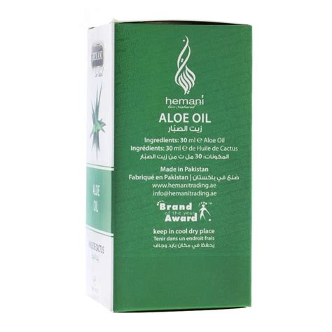 This oil is used to promote blood circulation, to increase its growth, improve the cold, to promote secondary development, to extend sex. Purchase Hemani Aloe Vera Oil 30ml Online at Best Price in ...