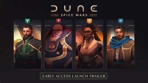 Dune Spice Wars Early Access Launch Trailer Youtube