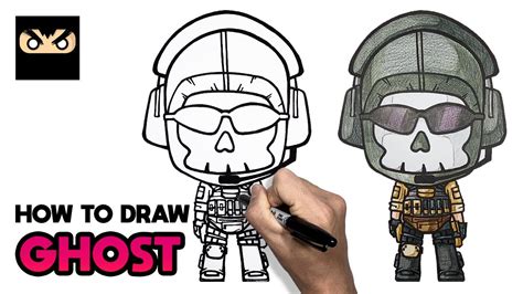 How To Draw Ghost Call Of Duty Mobile 고스트 그리기 콜 오브 듀티 모바일