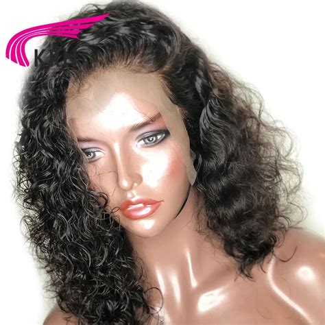 Krn Pre Plucked X Lace Front Wigs With Baby Hair Free Part Remy Curly Brazilian Lace Front