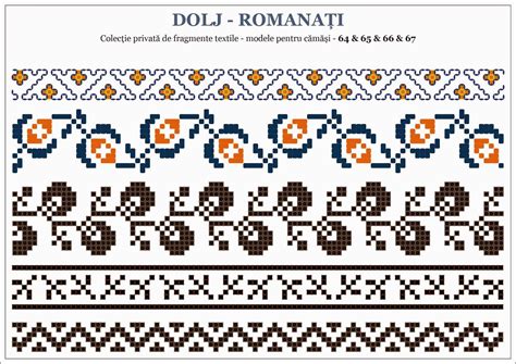 Semne Cusute Oltenia Motive Traditionale Romanesti Dolj Romanati