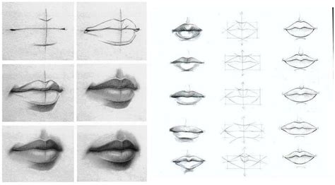 Labios Dibujo Paso A Paso Aprende A Dibujar Correctamente Una Sonrisa Kottur