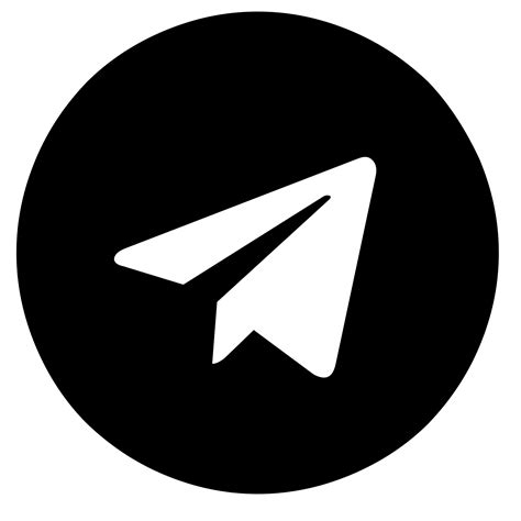 88 Telegram Logo Png Black Download - 4kpng