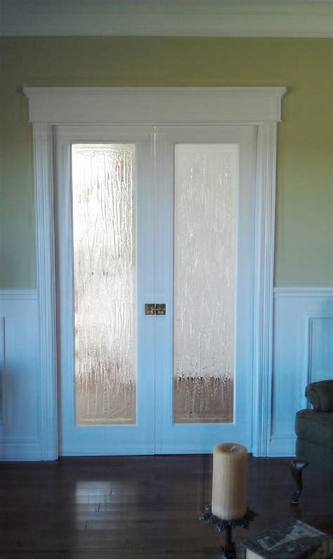 Interior French Doors With Rain Glass Hawk Haven