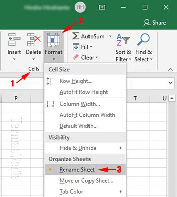 Cara Menampilkan Nama Sheet Di Excel