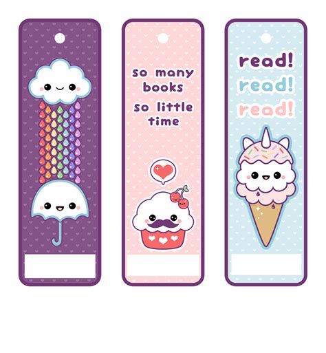 Pineapple Bookmarks Free Printable Set Our Kid Things Cute Bookmarks