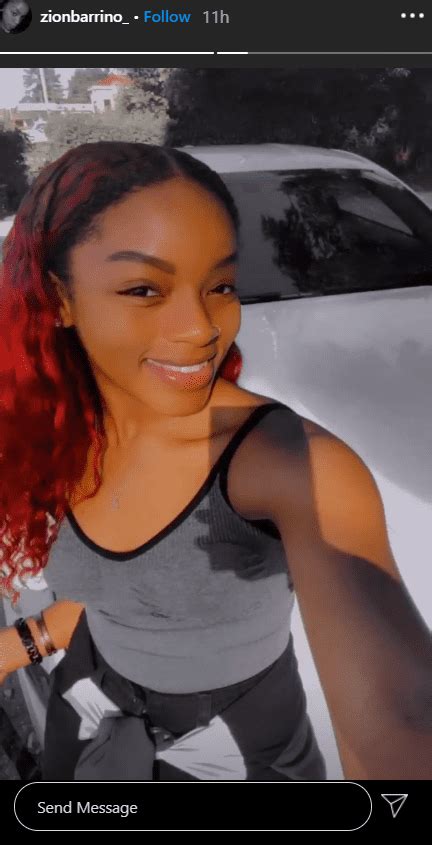 Fantasias Daughter Zion Flaunts Red Hair As She Reveals New Lavish Car