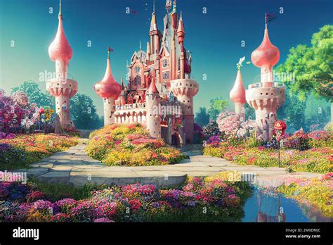 Fairytale Castle Wallpaper Background